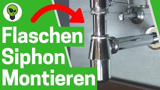 Flaschensiphon Montieren Waschbecken ✅TOP ANLEITUNG Wie Design amp Tassengeruchsverschluss Einbauen [upl. by Rudich]