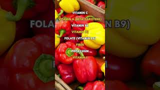 Nutrients You Can Get from Eating Bell Peppers 🫑 [upl. by Torrlow]