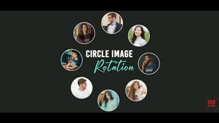 Circular image rotate animation effect using HTML CSS JAVASCRIPT shradhaKD shortvideo shorts [upl. by Ecneralc]