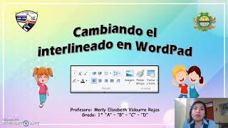 Sesión Cambiando el interlineado en WordPad [upl. by Niamjneb]