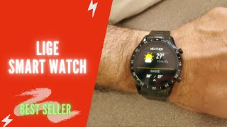 LIGE Smart Watch Review Manual  LIGE LIGE Smart Watch for Men Bluetooth Calls Voice Chat [upl. by Eves257]