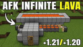 BEST AFK Lava Farm in 121 Minecraft Bedrock  MCPE  Xbox  PS  Switch  PC [upl. by Grannie]