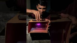 Making 3D Holograam Box 3d experiment shorts [upl. by Enitnelav648]