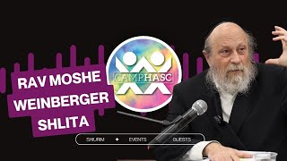 Rav Moshe Weinberger Shlita [upl. by Cathryn]