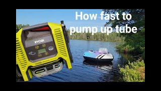 Ryobi one 18v inflatordeflator P747 review [upl. by Araccot134]