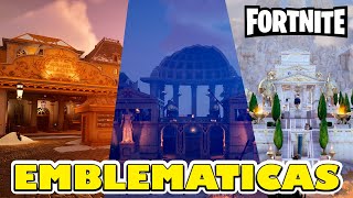 ✅VISITA ubicaciones con nombre o Ubicaciones Emblemáticas en una Partida  Fortnite [upl. by Ekralc]