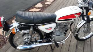 Restored 1972 Honda CB100 [upl. by Drawyeh839]