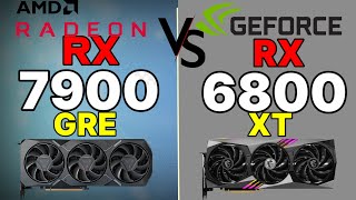 RX 7900 GRE VS RX 6800 XT VS RTX 3080 VS RX 7900 XT 4K GAMING BENCHMARKS [upl. by Lakym367]