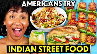 Americans Try Indian Street Food For The First Time  3 [upl. by Ijuy41]