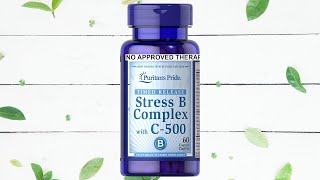 Stress Vitamin BComplex with Vitamin C500 Timed Release by Puritans Pride  PuritansPrideph [upl. by Iny]