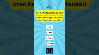 📚 MFA Prüfungsvorbereitung  Prüfungsfrage 78 [upl. by Eldwin]