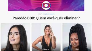 Votação BBB19 Hana Hariany e Rízia Quem você quer eliminar [upl. by Philly]