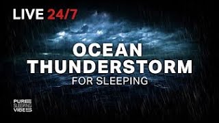 Powerful Rain and Thunder Sounds for Sleeping  Black Screen Rainstorm  Sleep Sounds [upl. by Jobie]