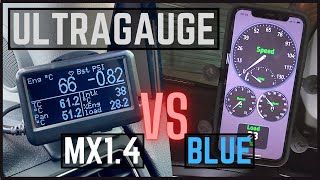 ULTRAGAUGE  MX14 vs BLUE Wireless  Review and Comparison  Install amp Setup  OBD2  EM Plus  II [upl. by Stoughton29]