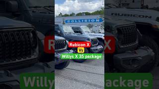 2024 Jeep wrangler Rubicon vs 2024 Jeep Willys X 35 package which would you take [upl. by Julina862]