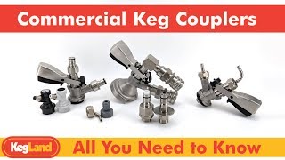 How to setup and use commercial keg couplers [upl. by Sitrik466]