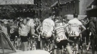 Koers in Lommel in 1958 [upl. by Ahtelat]