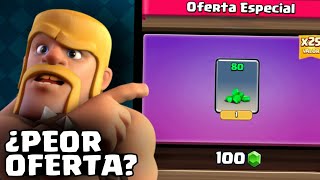 ¿CUÁL es la PEOR OFERTA de LA HISTORIA de CLASH ROYALE 🤔 [upl. by Arteid]