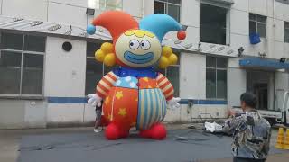 EPSON Digital Inflatables Clown for Chirstmas AdvertisingInflatables Decoration [upl. by Oigres]