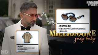 MILLIONAIRE SONG OUTFIT ‪ YO YO HONEY SINGH‬​  GLORY  BHUSHAN KUMAR  LIFE STYLE 💸👽 [upl. by Melborn259]