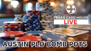 LIVE TEXAS POKER Pot Limit Omaha PLO BOMB POTS ONLY [upl. by Marijn832]