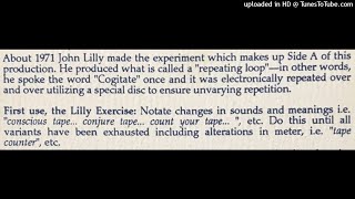 John C Lilly  Cogitate original tape loop [upl. by Lanette]