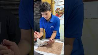 Downie Brownie Live Tawa Ice Cream shorts indianstreetfood [upl. by Eciralc]