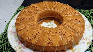 Easy Lotus Biscoff and Peanut Butter Cake Recipe Simple and very tasty [upl. by Victor633]