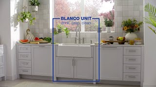 Modern Farmhouse Kitchen Inspiration  BLANCO UNIT [upl. by Onida]