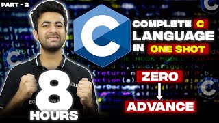 Complete C Language in One Shot  Part 2  100 Questions  Notes collegewallah [upl. by Tabbi]