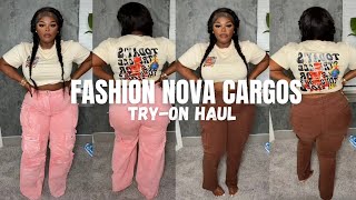 FASHION NOVA CARGO TRY ON HAUL [upl. by Braun]