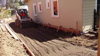 Grading for Concrete Driveway  All Access 5108044646 [upl. by Spiros]