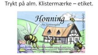 Etiketter til honningglas [upl. by Lynnette361]