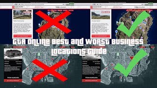 GTA Explaining the Best and Worst Business Locations Guide [upl. by Cramer]