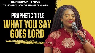 LIVE PROPHECY FROM THE THRONE OF HEAVEN WITH PROPHETESS ZOEY [upl. by Algy]