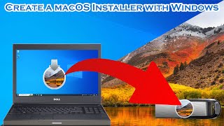 How to create a macOS High Sierra 10136 Installer with Windows macOS HighSierra 10136 Drive [upl. by Pinelli]