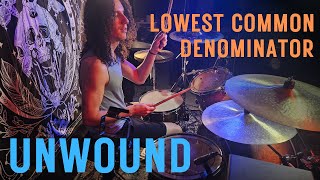 Lowest Common Denominator  Unwound Drum Cover by KRB Drummer [upl. by Ahseryt72]