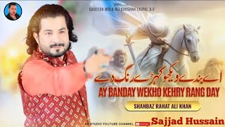 Ay Bandy Wekho Kehry Rang Dy Shahbaz Rahat Ali Khan 202425 New Qasida Mola Ali AS Sajjad Hussain [upl. by Lehsreh737]