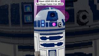 Giant LEGO R2D2 At San Diego ComicCon 2024 [upl. by Edme]