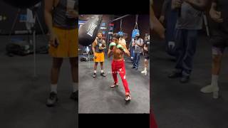 Emiliano Vargas training before fight with his father Fernando Vargas [upl. by Aihpledalihp]