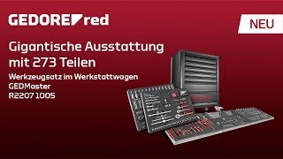 Gigantische Ausstattung mit 273 Teilen  GEDMaster R22071005 von GEDORE red [upl. by Sergu]