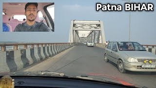 Digha ghat pul Patna  mini car vlog  दीघा घाट पटना  कार व्लॉग  ganga ke kinare  dzire vlog [upl. by Nessa]