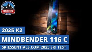 2025 K2 Mindbender 116 C  SkiEssentialscom Ski Test Review [upl. by Akinet]