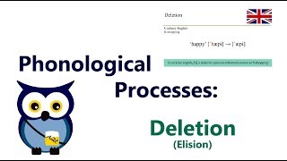 Phonological Processes Deletion or ‘Elision’ [upl. by Srini]