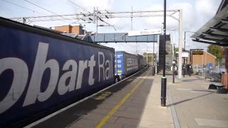 Freight Trains At Wolverton 21 October 2016 [upl. by Alveta]