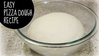 Quick and EASY Pizza Dough Base Recipe [upl. by Artenal]