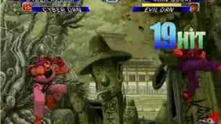 MUGEN Cyber Akuma amp Cyber Dan Vs Shin Akuma amp Evil Dan [upl. by Ettenel]