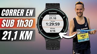 Descubre Cómo CORRER en SUB 1h30 en MEDIA MARATÓN  ✅ [upl. by Soll669]