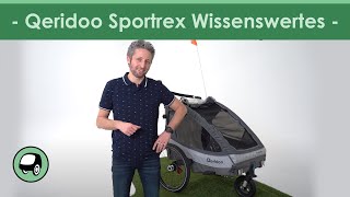 Alles Wissenswerte zum Qeridoo Sportrex Kinderanhänger [upl. by Aizti]