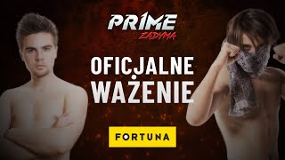 OFICJALNE WAŻENIE PRIME Kruszwil vs Kamerzysta [upl. by Nawtna]